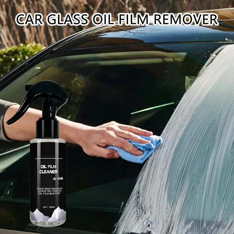 

Car Glass Stain Removal Cleaner automobile Water Proof Stain Removal auto Oil Film Remover Window Cleaner for Front Windshield