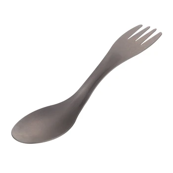 2-in-1 Titanium Spoon & Fork 1