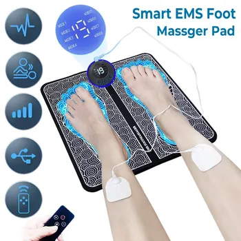 전기 EMS 발 마사지 패드, 통증 완화, 발 경혈 마사지, 매트 충격 근육 자극, 혈액 순환 개선