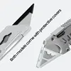 Art Knife Heavy-duty All Steel Thick Durable And Sturdy Folding Knife Cable Stripping Knife Wallpaper Knife 3
