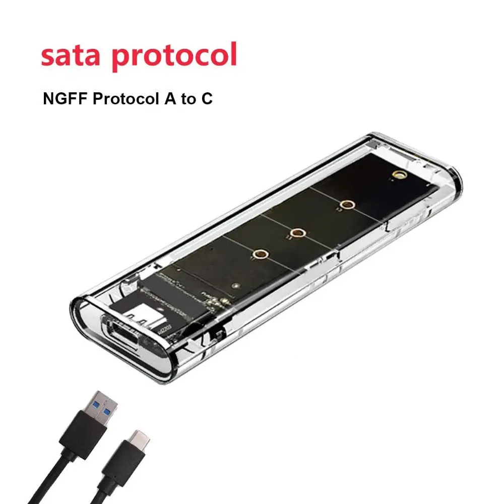  M.2 SSD ڽ Ʈ SSD  ϵ ̺ ڽ, NGFF NVME M2 ϵ ũ ̽, PCIe 10Gbps