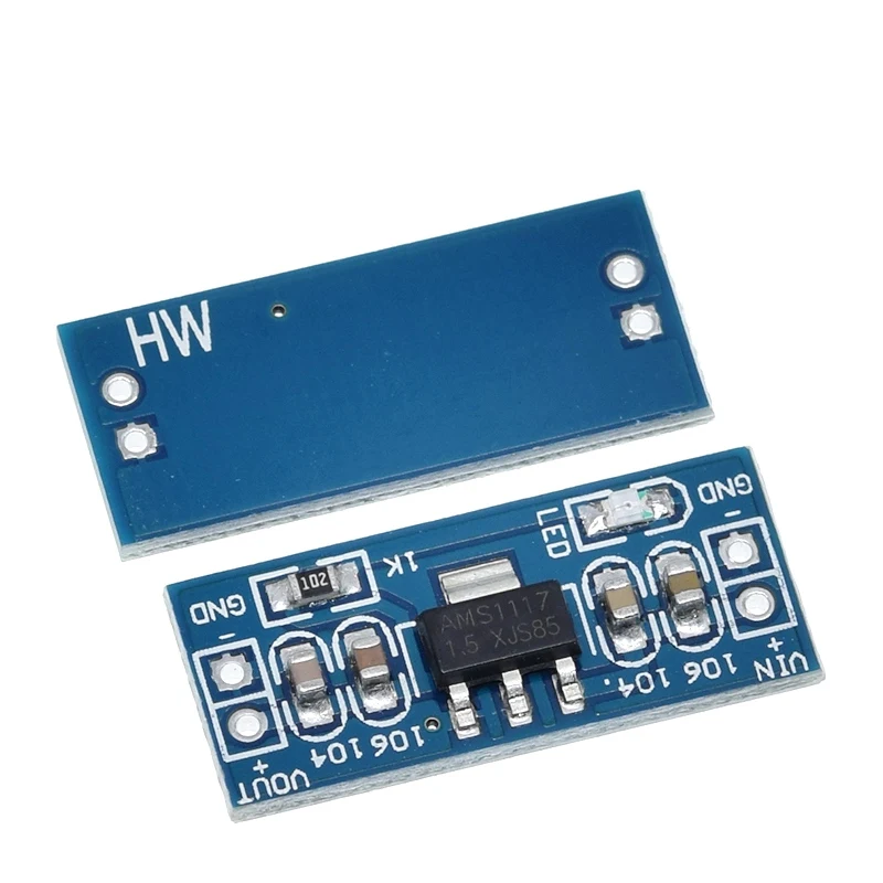 TZT 1/3/5PCS AMS1117 1,2V 1,5V 1,8V 2,5V 3,3V 5V Netzteilmodul AMS1117-5.0V Stromversorgungsmodul AMS1117-3.3V für DIY KIT – Detail 14