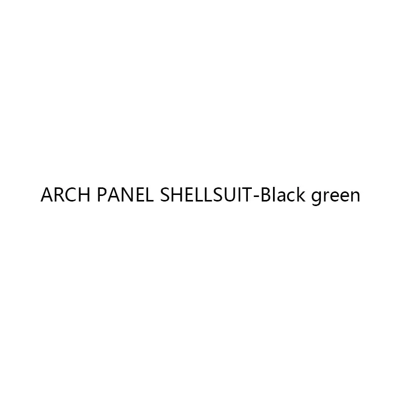 

ARCH PANEL SHELLSUIT-Black Green
