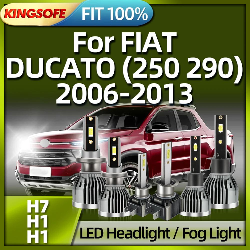 

Roadsun H1 LED Car Headlight Bulbs H7 HeadLamp 6000K For FIAT DUCATO (250 290) 2006 2007 2008 2009 2010 2011 2012 2013