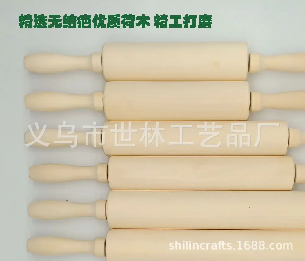 Description Picture 6 of itemFlower Print Christmas Rolling Pin Bird Print Pattern Rolling Pin Wooden Thanksgiving Pastry Tools Deep Engraving Cookies Tool