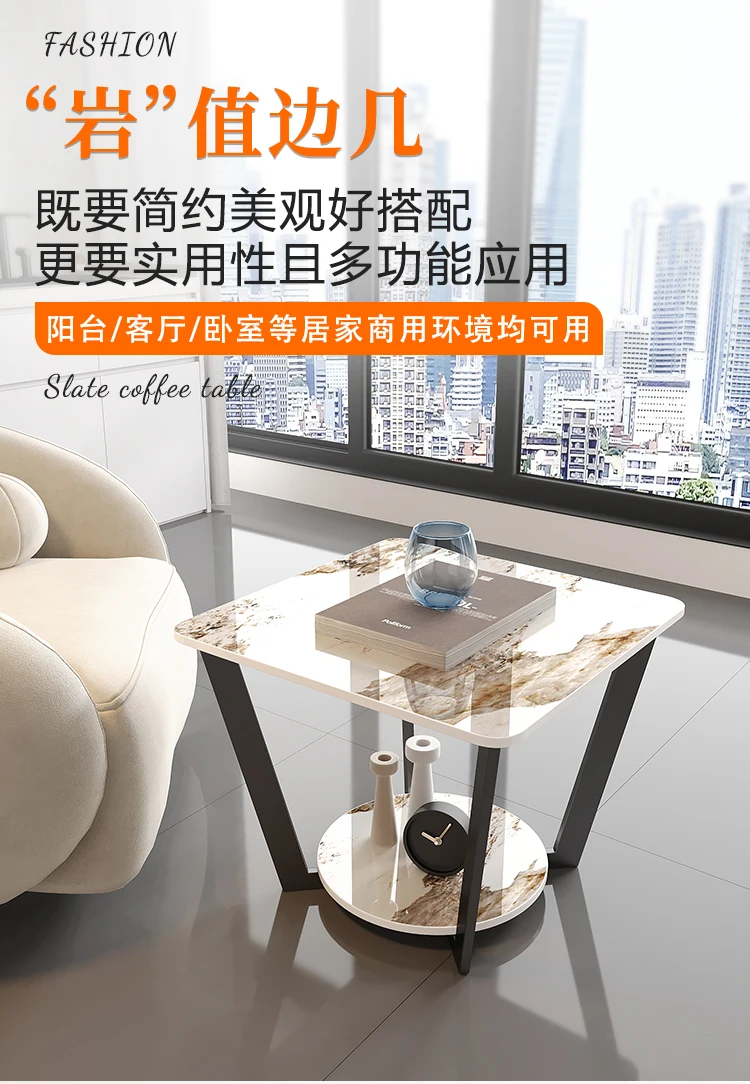 Designer Clear Coffee Table Industrial Aesthetic Standing High Coffee Table Computer Outdoor Unique Metal Couchtisch Furniture