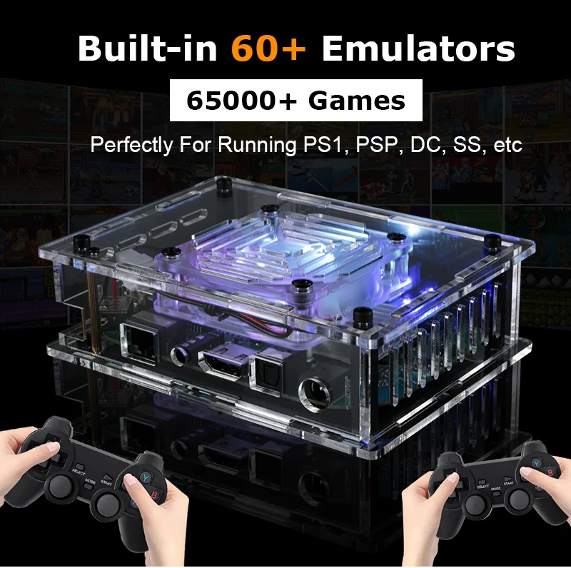 128 Go - Console de jeu vidéo rétro sans fil, contrôleur de bataille