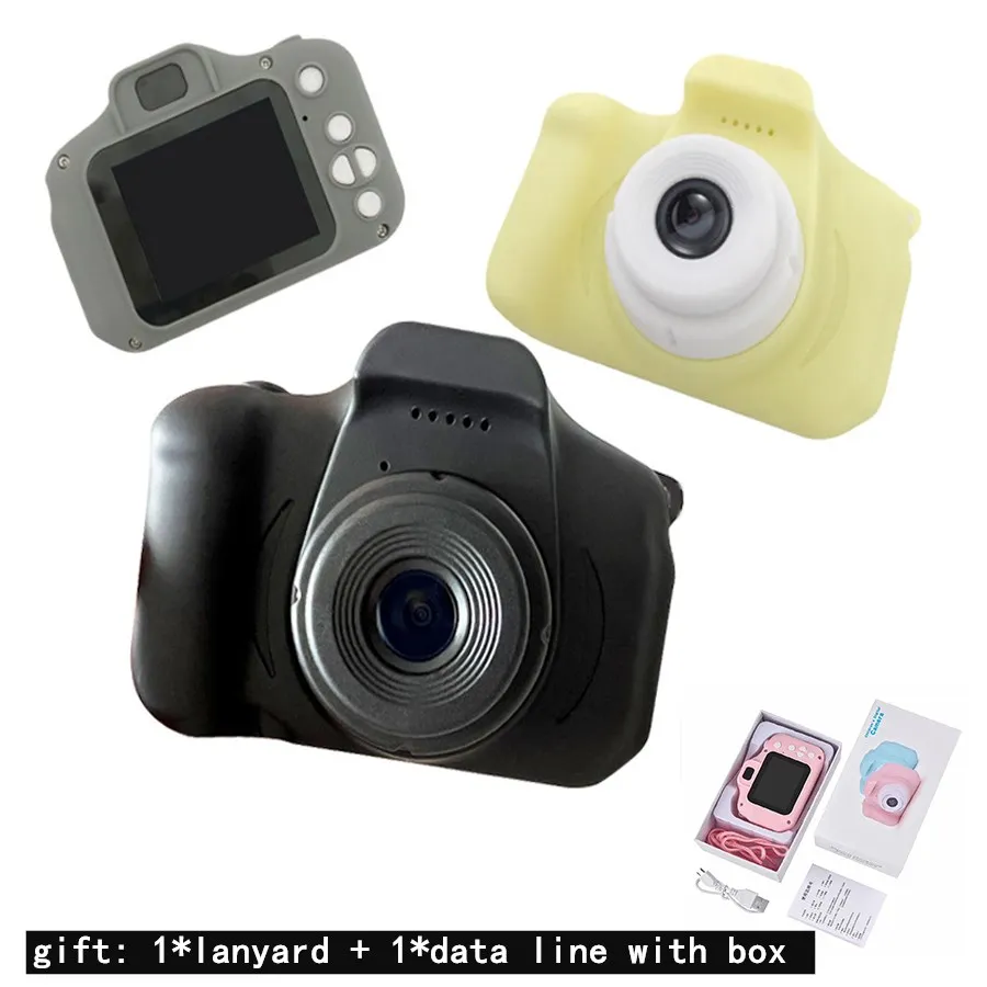 Children Kids Camera Educational Toys for Baby Gift Mini Digital Camera 1080P Projection Video with 2 Inch Display Screen