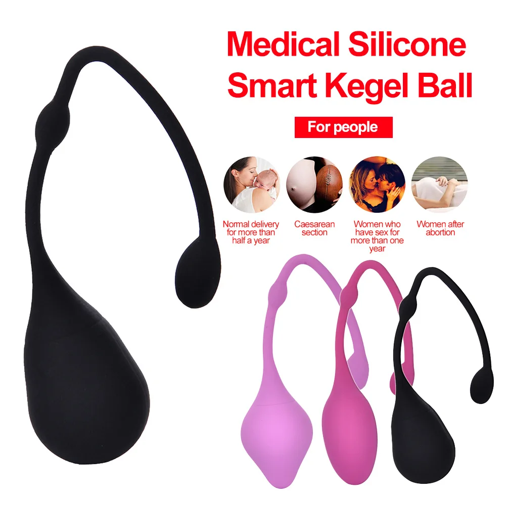 Kegel Balls Safe Silicone Ball Vibrator Kegel Ball Ben Wa Vagina Tighten Exercise Machine Sex Toy for Women Vaginal Geisha