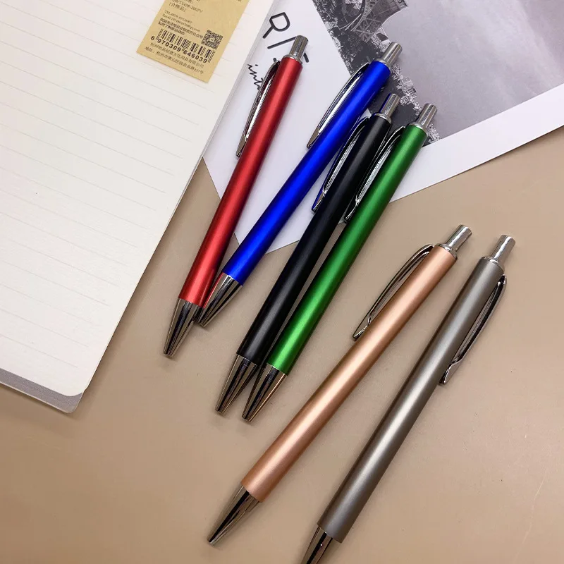 

20 шт., металлическая матовая ручка для письма