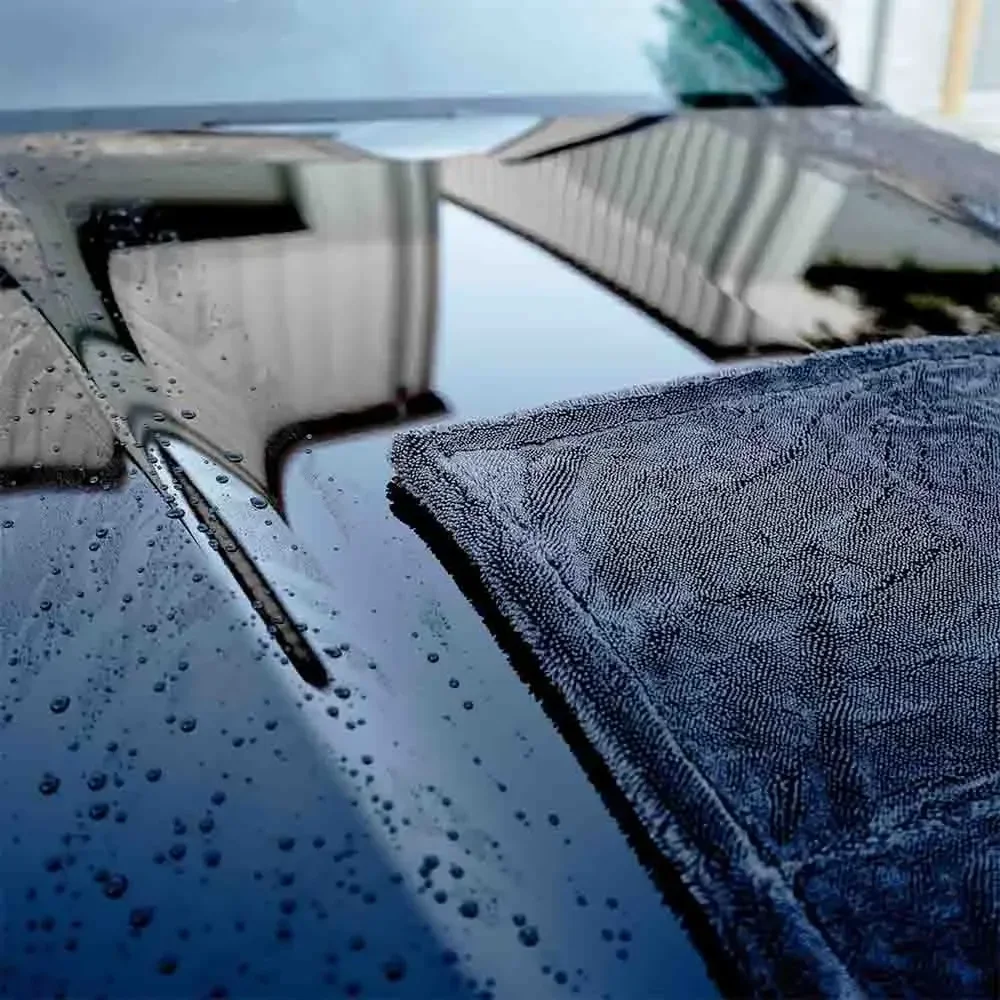 Car Twist Pile Microfiber Towel 1200GSM Cleaning Super Absorbent Drying Cloth Double Sided Twisted for Car Home Wash Detailing