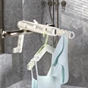 Foldable Drying Rack 5 Holes Travel Portable Clothes Hanging Hotel Indoor Drying Rack Hanging Clothes Hook Hanging Hole Rack 3
