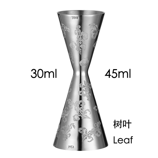 Misurino Gin Jigger Dosatore Per Cocktail 25/50 Ml In Acciaio Inox - Professionale, Per Bar E Casa Dosatore Cocktail