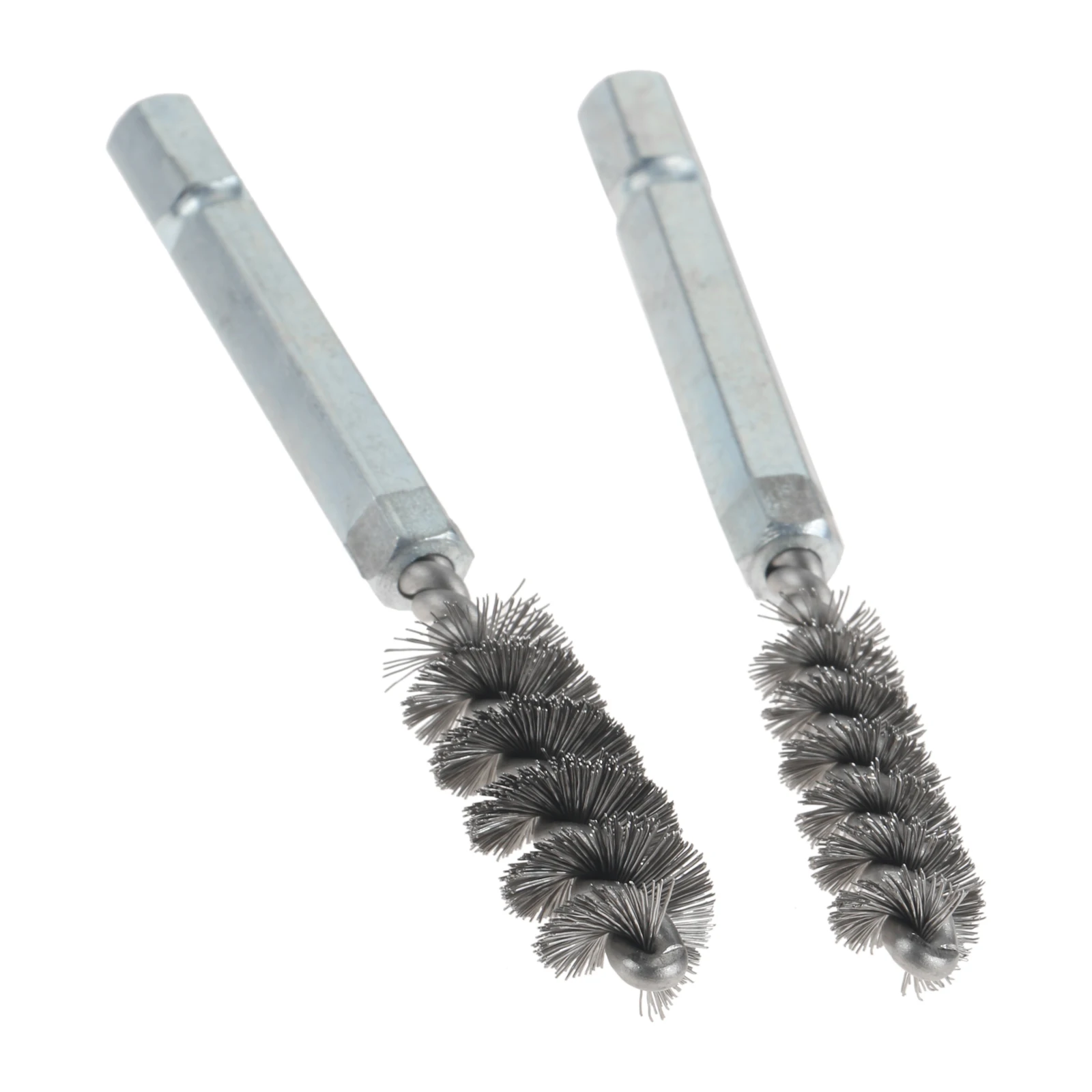 2Pcs Stainless Steel Golf Clubs Head Hosel Brushes Wire Brush Cleaning Polishing Tool Electric Drill Brush for Iron and Wood 5