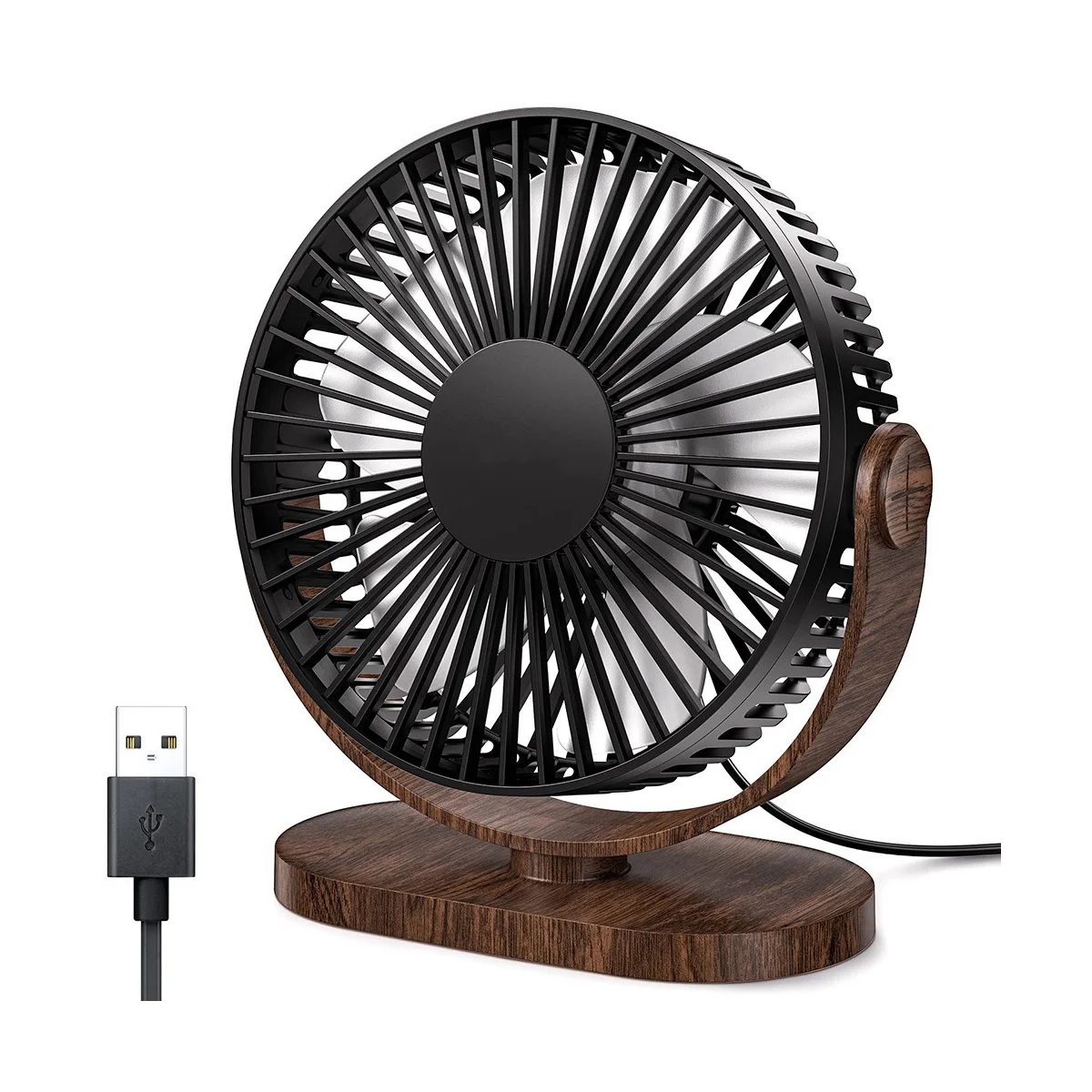 6-5-Inch-USB-Desk-Fan-3-Speeds-Quiet-Portable-Desktop-Table-Fan-360 ...