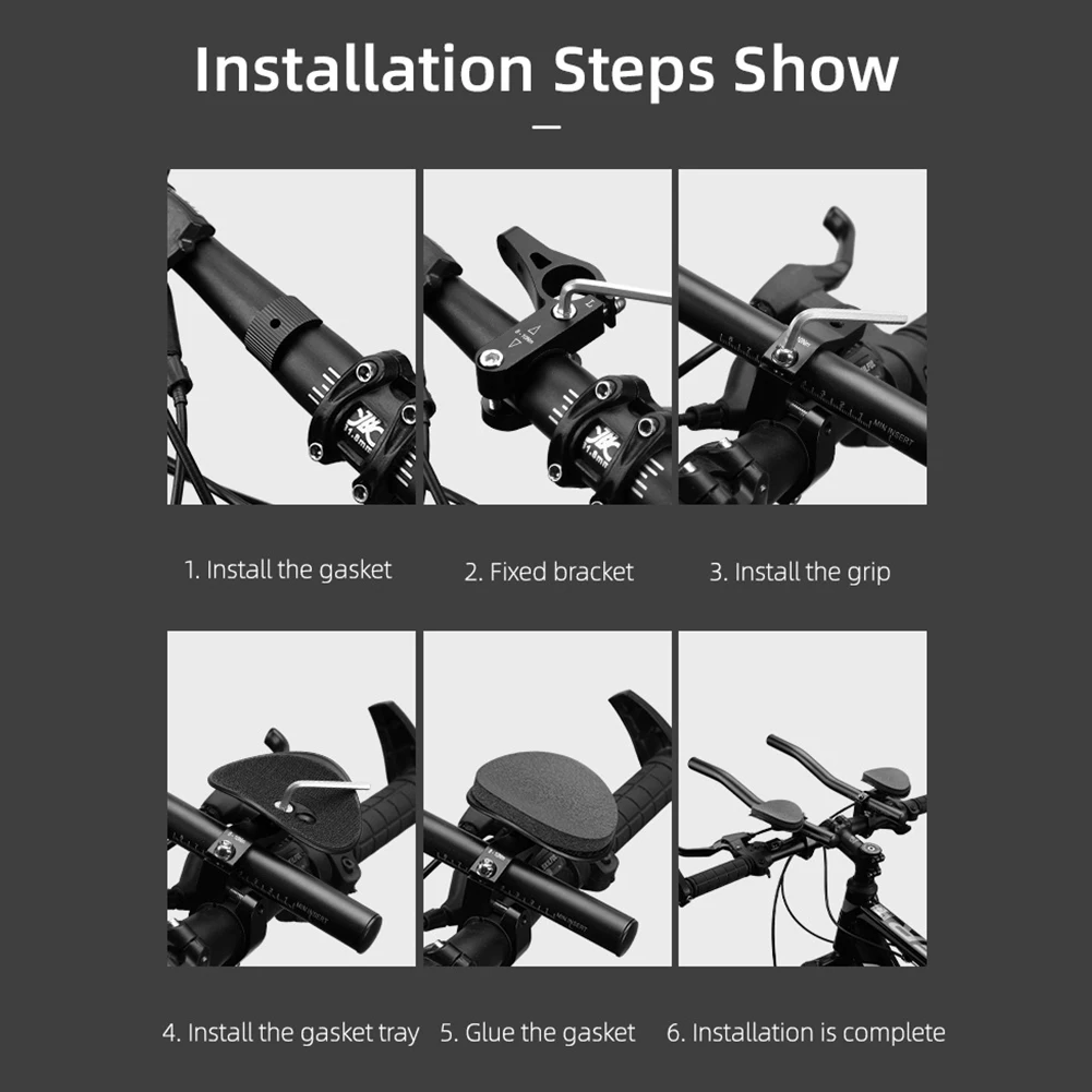 Bicycle Rest TT Handlebar Clip Extension for Triathlon MTB Mountain Road Bike Riding Cycling Rest Handle Bars Parts