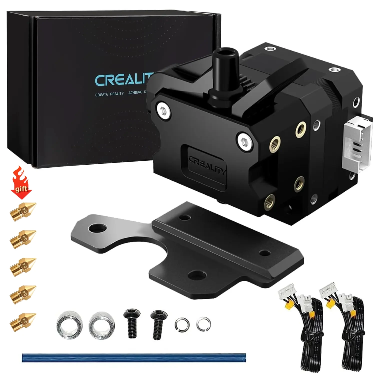 

Creality Official Sprite Extruder Direct Drive Dual Gear Extruder SE Upgrade Kit, Compatible with Ender 3Neo/ 3 V2 Neo/5/CR 10