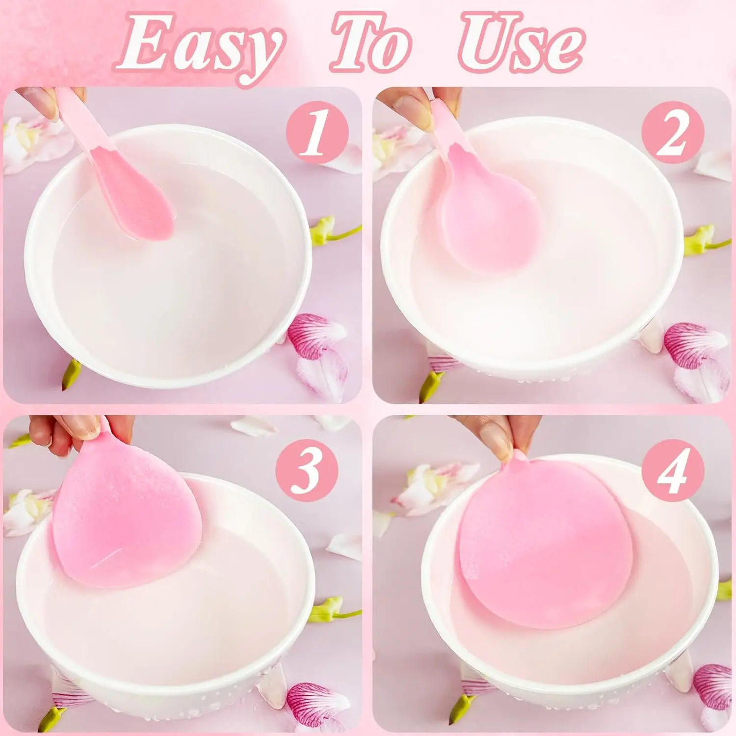 240 Pieces Facial Sponge Compressed,Professional Makeup Removal Sponge Pad,Round Face Cleaning Sponge for Spa,Exfoliating,Mask