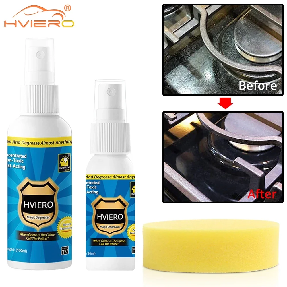 30ml-100m Degreaser Detergent Spray Grease Kitchen Dilute Dirt Wash Car Maintain Paint Refurbishment Oil Film Removal Universal car cleaning agent