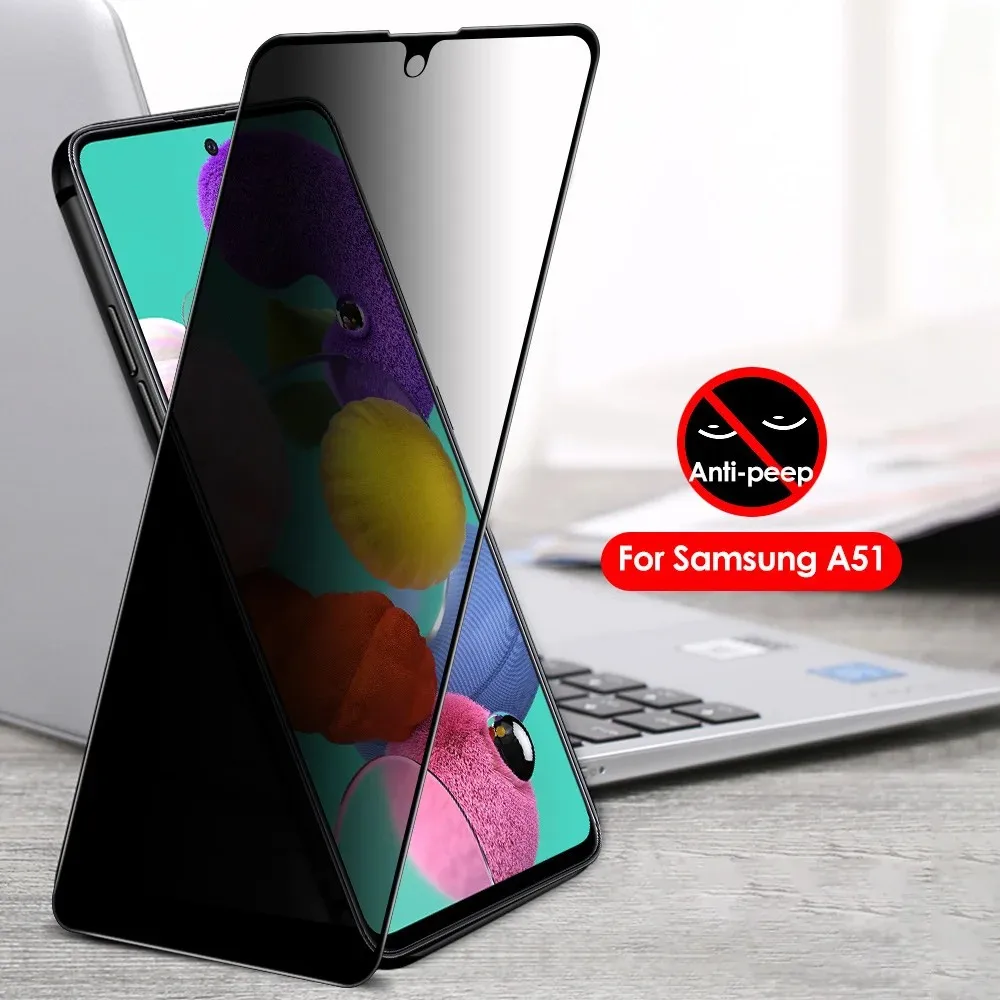 2PCS Privacy Screen Protector for samsung A24 A14 A34 A52 A53 A51 A54 A05 A55 A35 A71 A31 A33 A22 A32 A15 4G 5G Anti-spy glass tempered glass screen protector