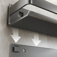 Kitchen Cabinet Storage Kitchen Storage Rack Wall-mounted Shower Shelf Bathroom Accessories No Drill Shelf 6