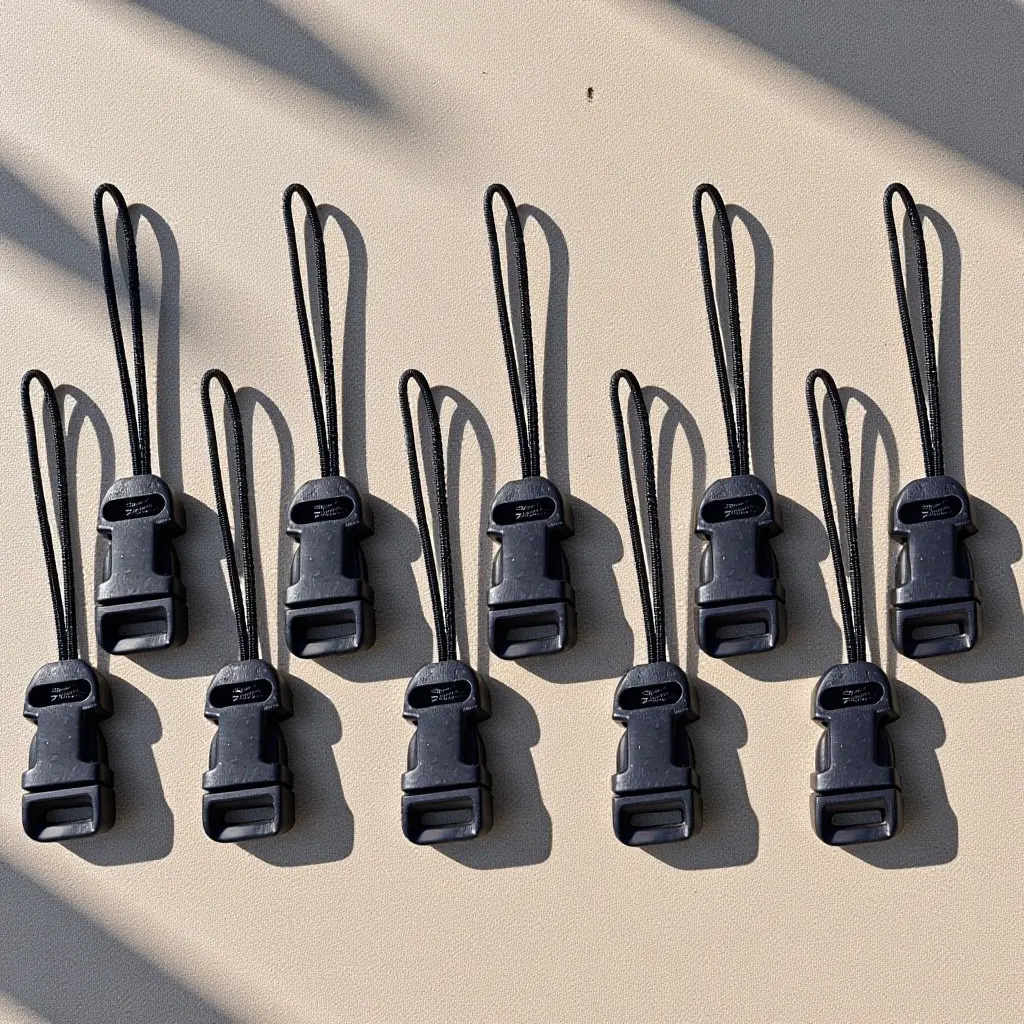10Pcs Qd 루프 퀵 디스커넥트 스트랩 어댑터 - 11Mm 와이드 스트랩 및 1.3mm 나일론 와이어 루프용 카메라 스트랩 릴리스 커넥터