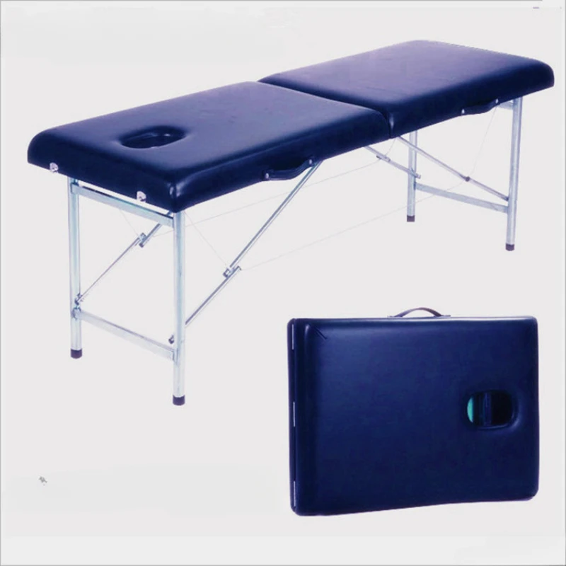 Portable Physiotherapy Massage Bed Speciality Beauty Comfort Metal Massage Bed Examination Camilla Masaje Salon Furniture WZ50MB portable household massage bed folding therapy speciality massage bed comfort bathroom camilla masaje beauty furniture wz50mb