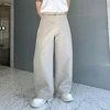 IEFB New Fashin Korean Style Men's Casual Pants Double-layer Straight Wide Leg Pants Solid Color Niche Stylish Men Wear 9C7056 5