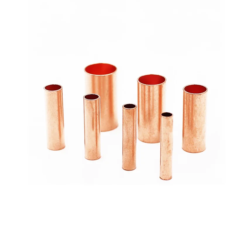100 Piezas Conectores De Tubo De Cobre Para Cable - Junta De 12 Mm, Varios Diámetros (1.5 A 8 Mm)