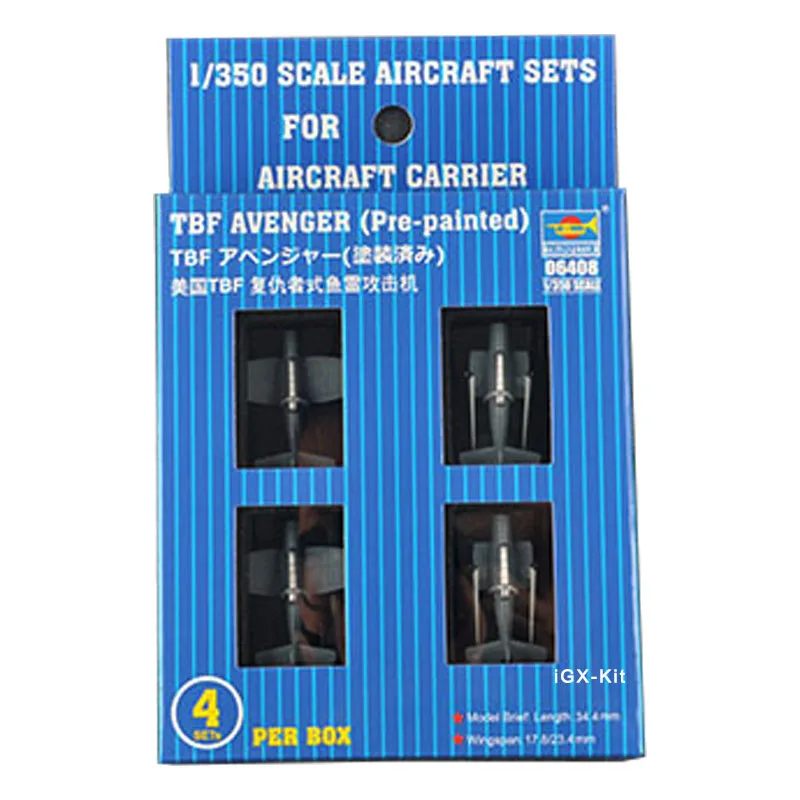 

Trumpeter масштаб 06408 масштаб 1:350 США TBF Мстители Торпедо атака самолета военный пластиковый сборный Набор для моделирования