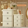 Desktop Storage Box Drawer-Type Transparent Dressing Table Cosmetic Storage Box Plastic Multi-Layer Stationery Storage Rack 2