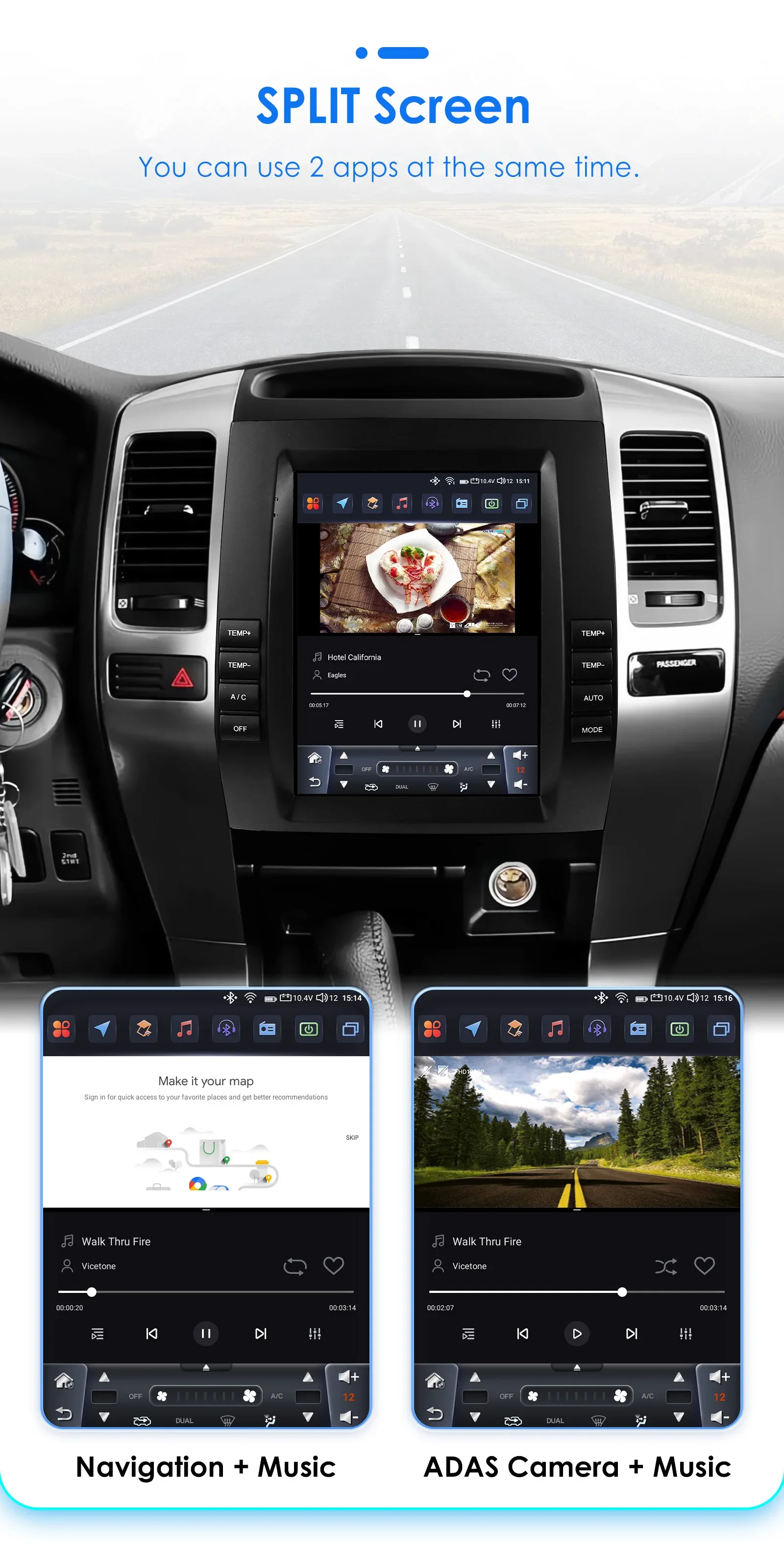 9.7"7862 Android 13 Auto Car radio For Toyota Land Cruiser Prado 120 for Lexus GX470 Multimedia player GPS Stereo 2din BT Screen