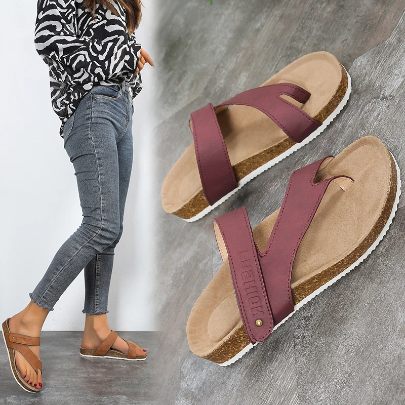 Slippers Women Sandals Summer Flip Flops New 2022 Platform Casual Sabot Shoes Flat Clogs Home Floor Apartments Dormitory Beach