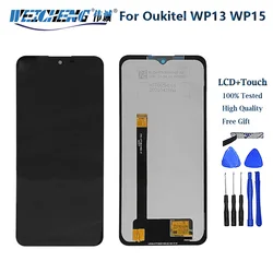 Original For Oukitel WP15 LCD Display +Touch Screen Screen Digitizer Assembly Replacement 6.52 inch For Oukitel WP13 WP15S LCD