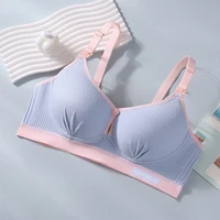 Full Coverage Nursing Bras for Moms Front Buckle No Underwire Antigravity Gathering Cups Great for Prenagant Women Breastfeeding 2