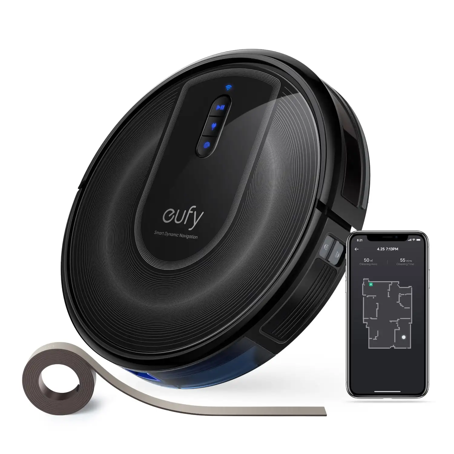 

Eufy Clean RoboVac G30 Verge, робот-пылесос с отображением дома, 2000 ПА всасывание, Wi-Fi, T2252Z11, новый