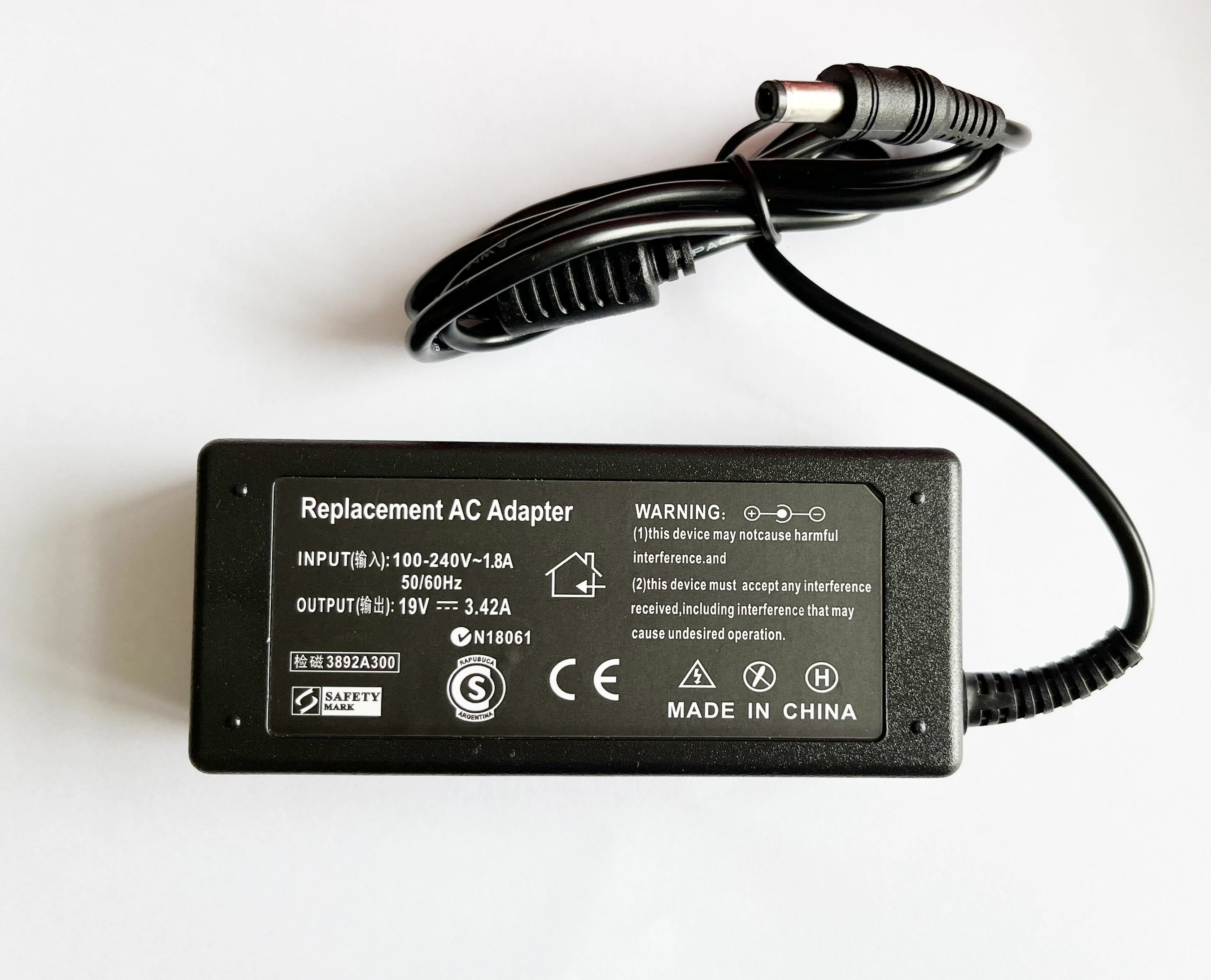 Cargador de fuente de alimentación AC 100 240V a DC 19 V 3.42A, adaptador de 19 V voltios altavoz portátil # "JBL" Xtreme 65W 19 V 3A AC DC, 1 unidad|Adaptadores AC/DC| - AliExpress