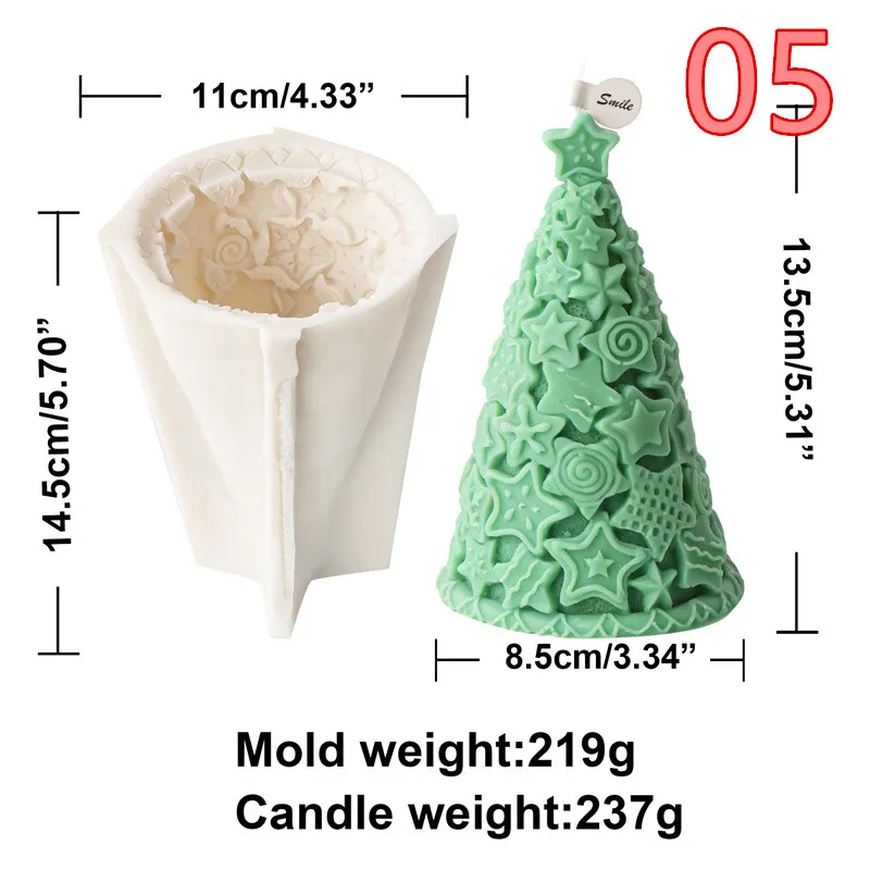 Stampo In Silicone Per Candele A Forma Di Pigna 3D - Fai Da Te Per Sapone, Resina, Cioccolato, Decorazioni Natale Fai Da Te (1 Pezzo)