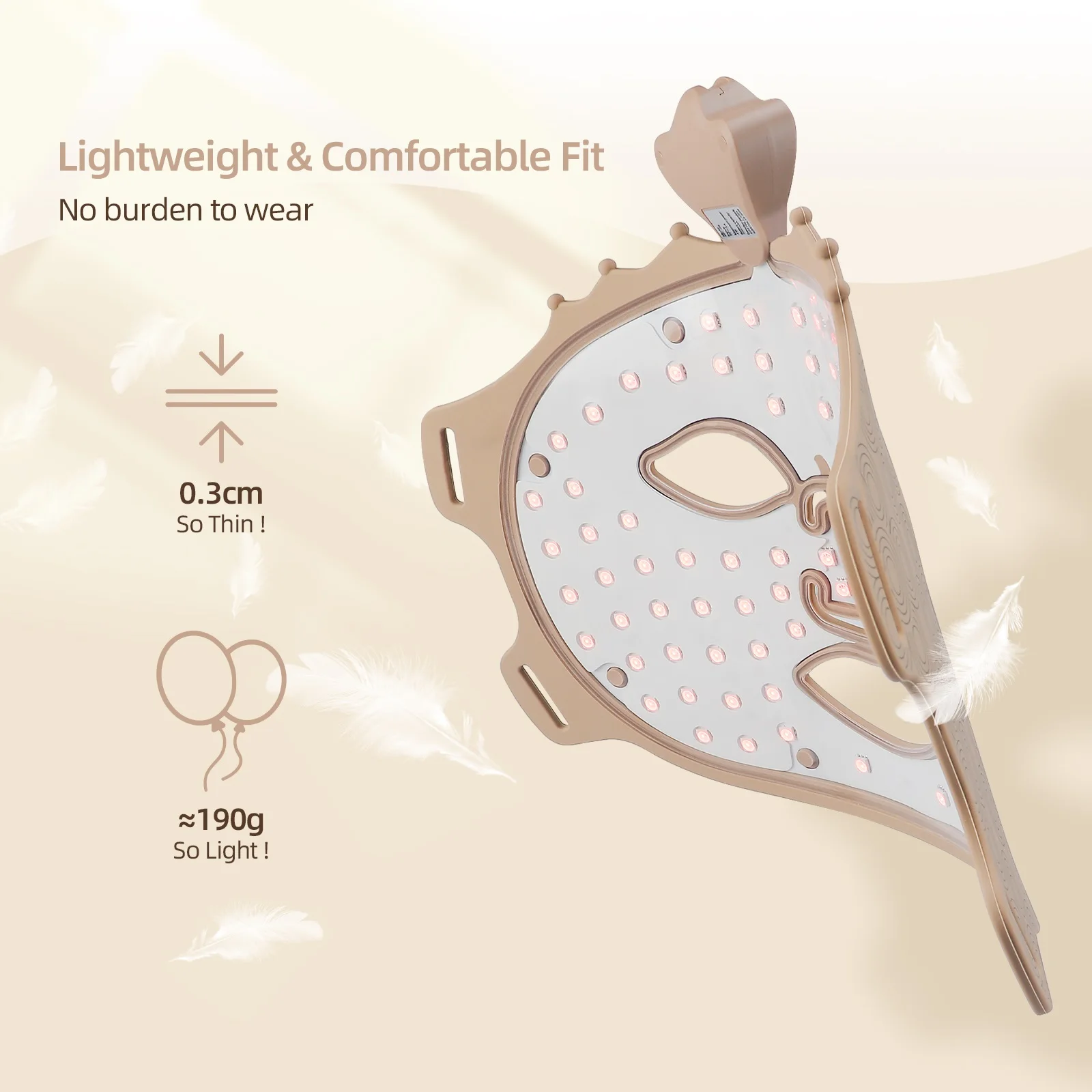 LED face mask 7 Colors For Skin Rejuvenation Anti Acne Pore
