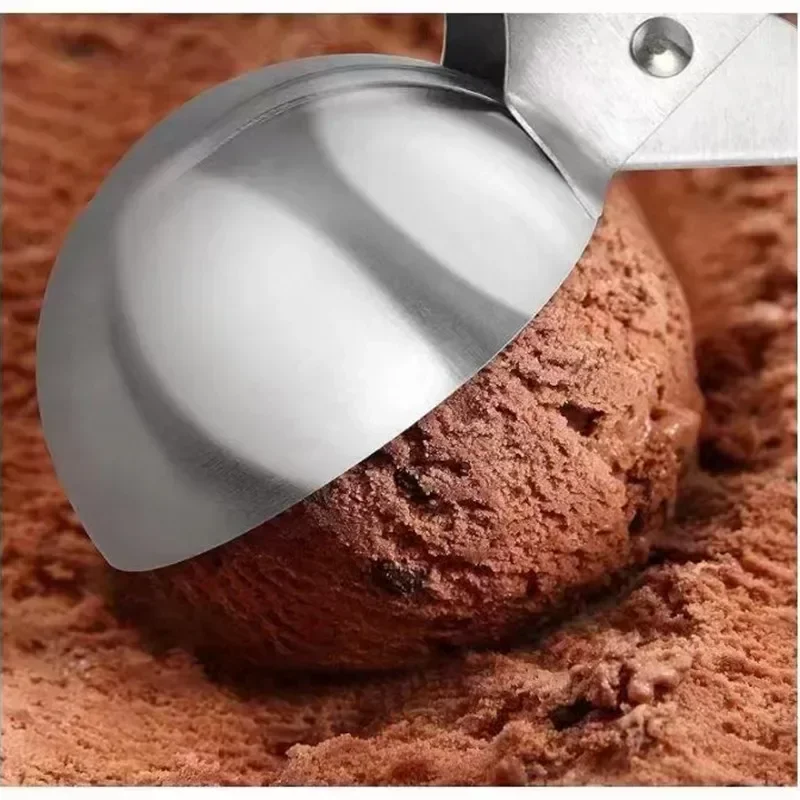 Stainless Steel Ice Cream Ball Scoop Melon Baller Meat Ball Maker 1 Big + 1 Small