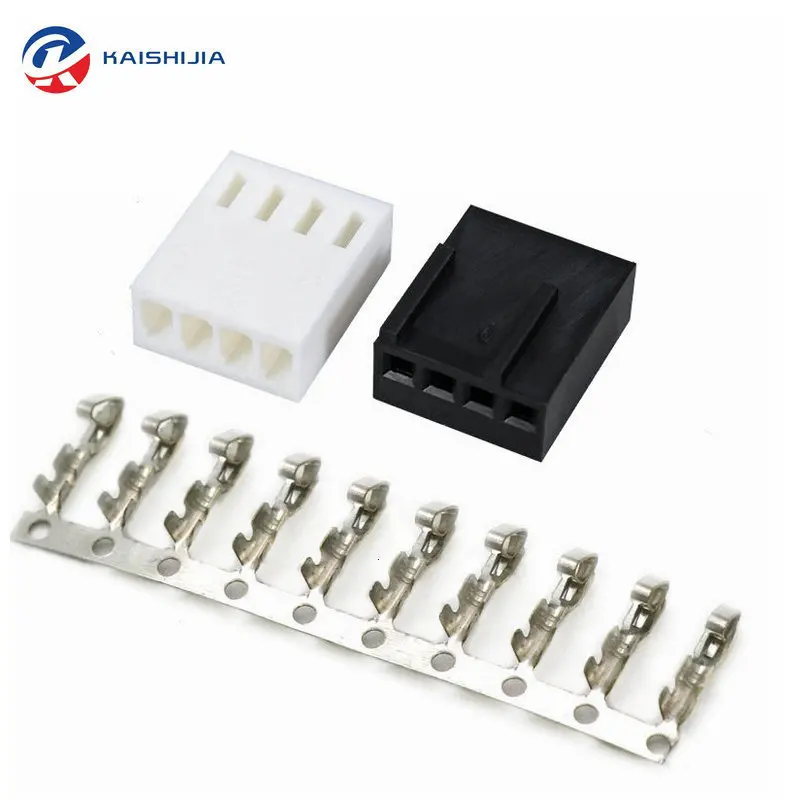 50SetsDIY25104PinPWMFanMaleHousingConnector254mmPithwith