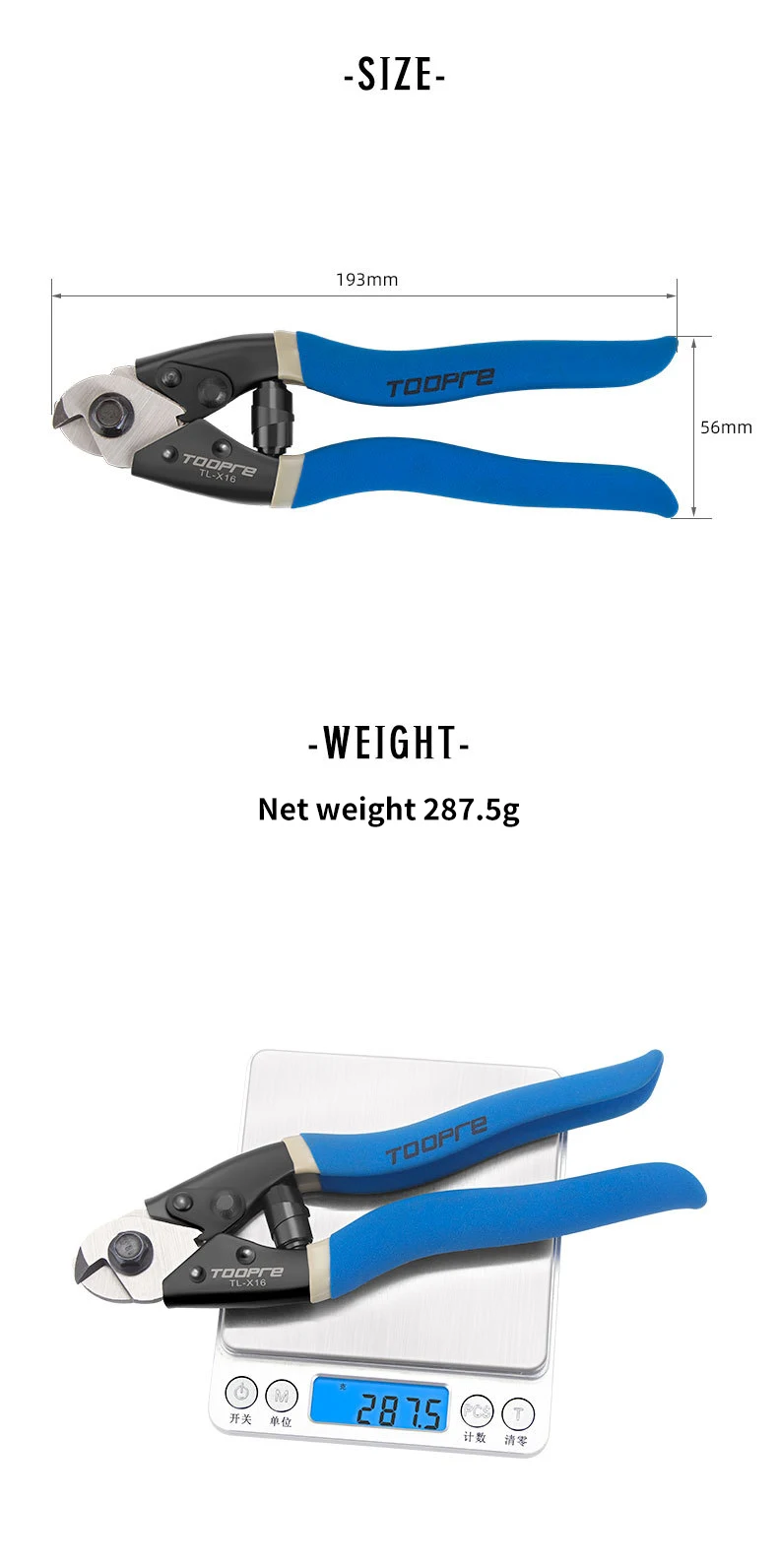 Toopre Mountainbike Line Zange Fahrrads chneide zange Bremse variable Geschwindigkeit Line Pipe Innen draht Multifunktion zange – Detail 10