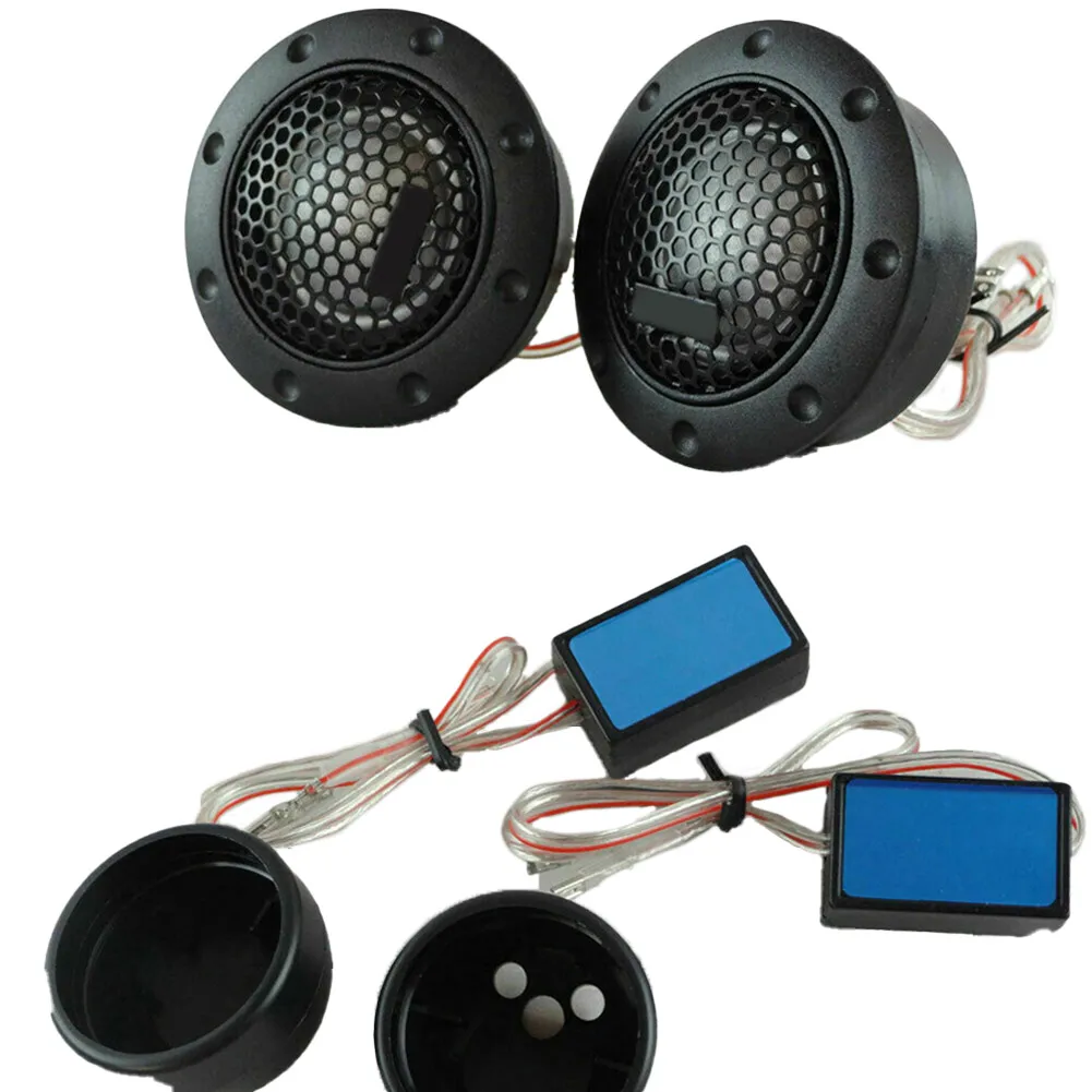 자동차 스피커 트위터 액세서리 4000Hz-26Khz 밸런스드 카 오디오 교체용 소프트 돔 12-24V 2.5CM 1인치 새 제품