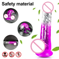 Multi Size Transport Dildo für Frauen Silikon realistische gefälschte Schwanz weibliche Mastur bator mit Saugnapf Dildo Sexspielzeug für Frauen 2