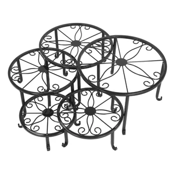 5-Piece Metal Plant Stands 1