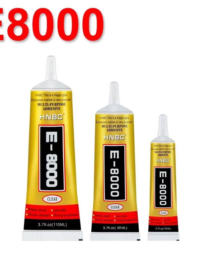 1pcs 15/50/110ml E8000 Glue Mobile Phone Touch Screen Repair of Warped Screen Frame Sealant Repair Household DIY Universal Glue 6