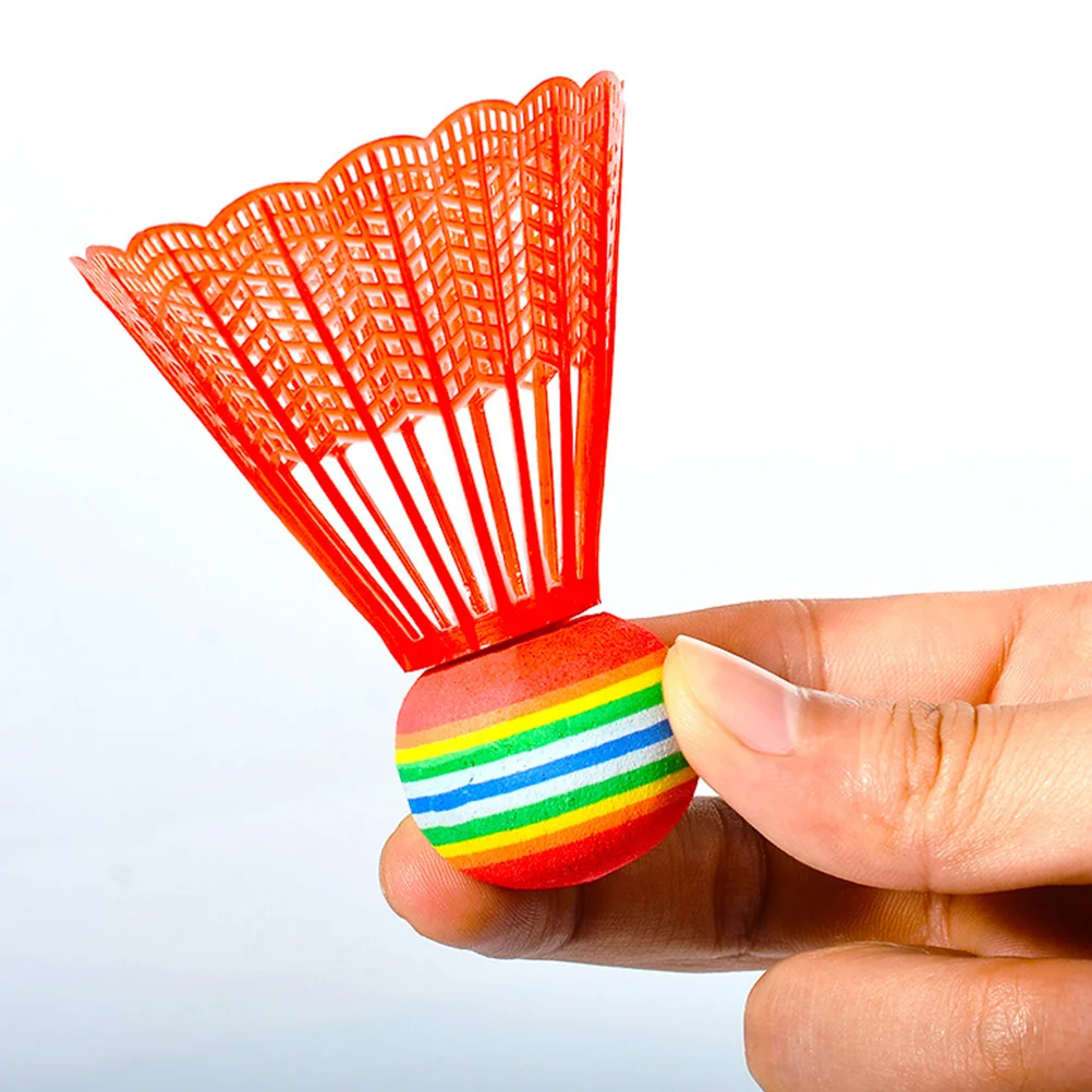 20 Pcs Sturdy Badminton Balls Shuttlecocks for with Head Sponge Toddmomy Beginner Set Colored