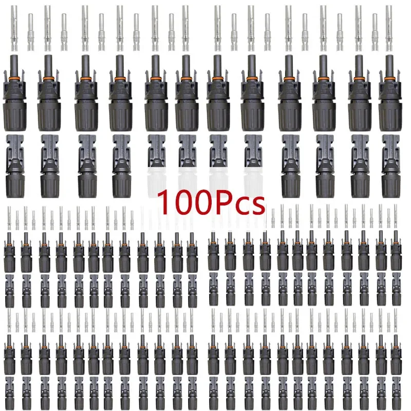 Masculino e Feminino pv dc Conectores Conector Solar Ip68 Aor Cabo Solar Mm2 Mm2 Mm2 30a 1000vdc 10 20 50 Par por Lote