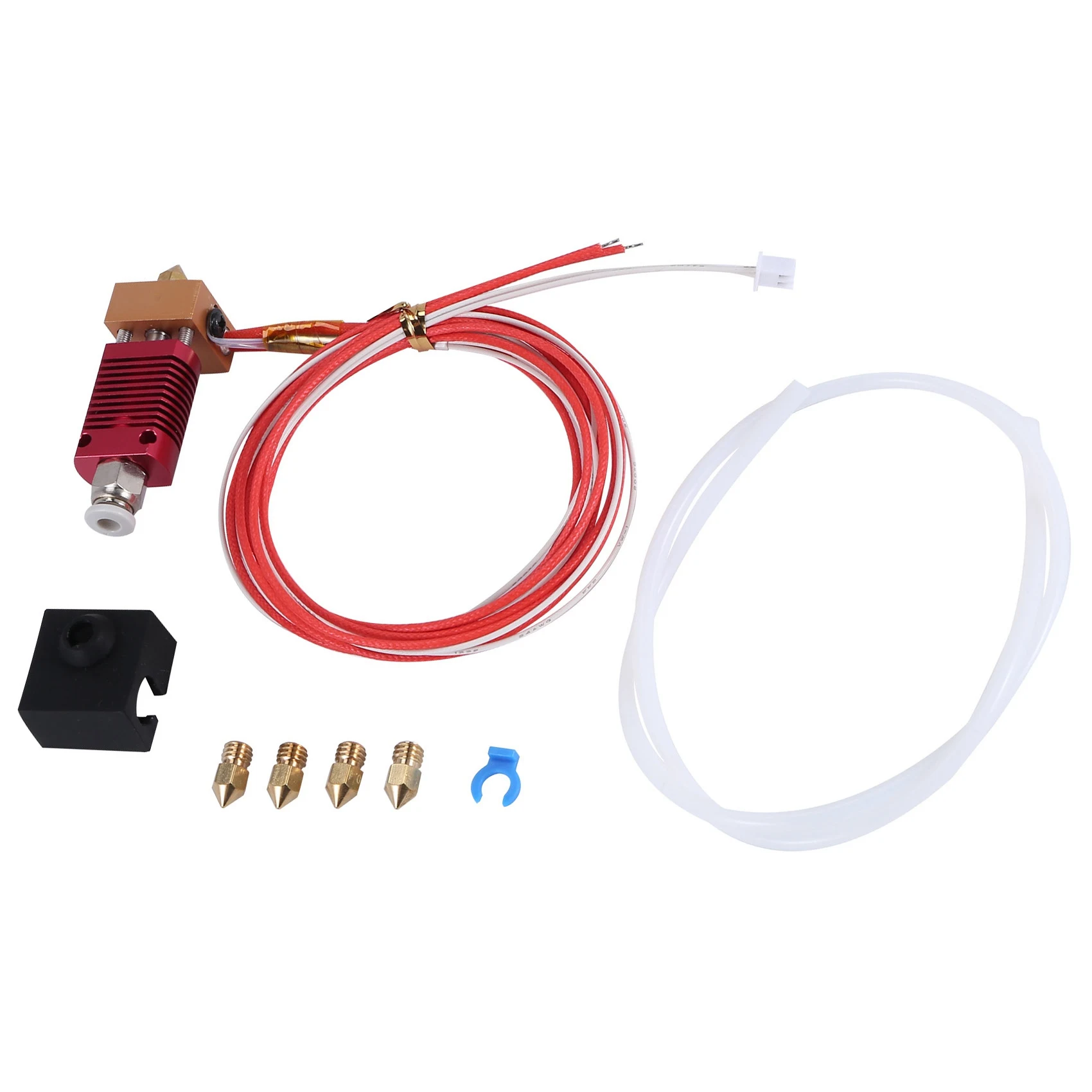 

Ender 6 Hotend, Assembled Hotend Kit for Ender-6 3D Printer, 3D Printer Extruder Assembled MK8 Hot End Kit