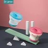 Dr. Green Mini Powdered Milk Storage Jar Powdered Milk Box Portable Baby Outing Four Compartments Dispensing Rotary Powder Box 6